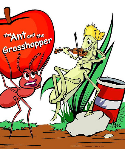 story-ant-grasshopper